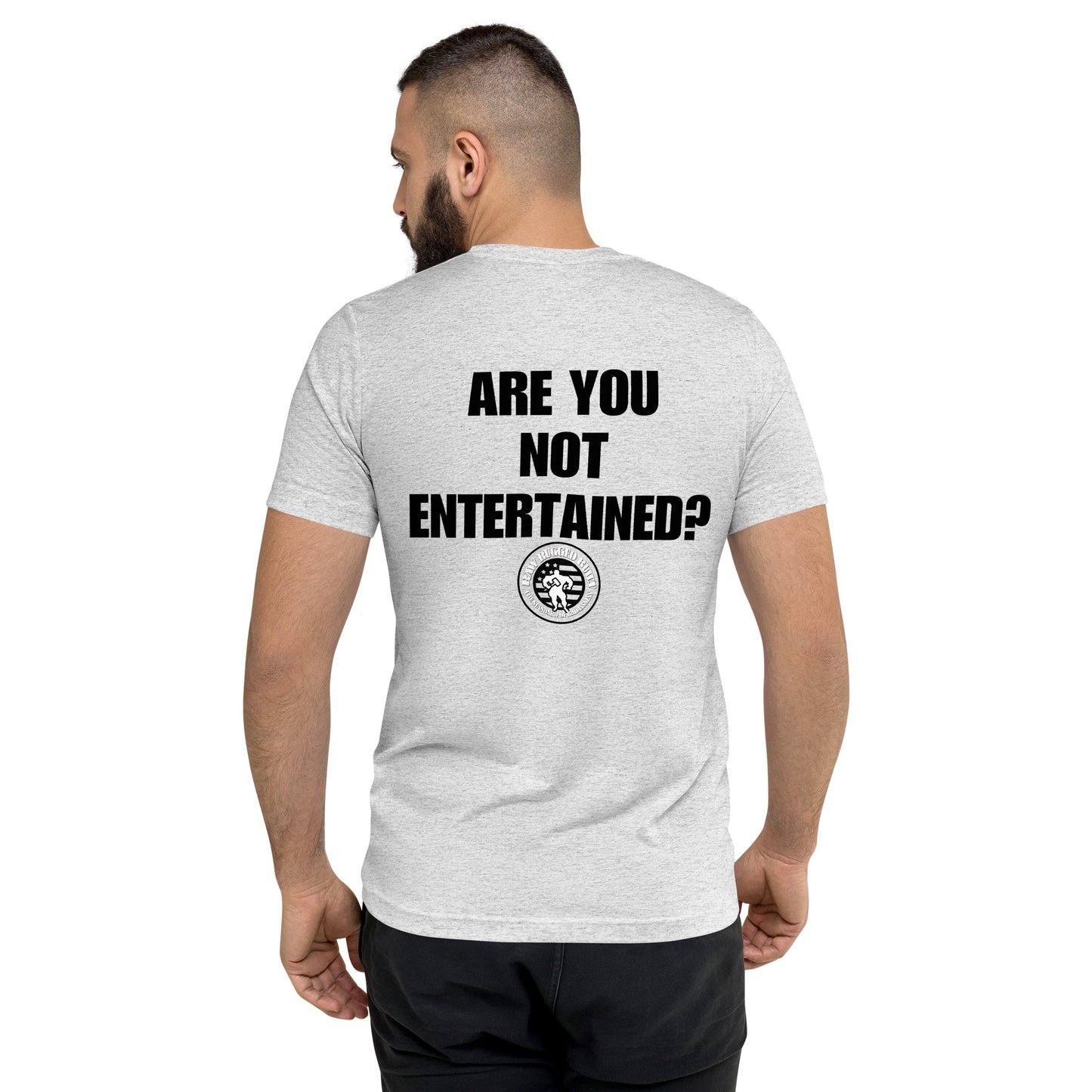 RAW RUGGED BUILT PHYISCALLY OFFENSIVE 3 Short sleeve t-shirt