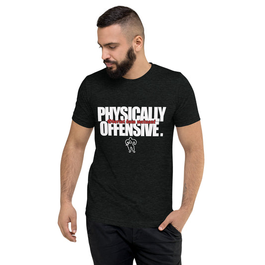 RAW RUGGED BUILT PHYSICALLY OFFENSIVE Latin Short sleeve t-shirt